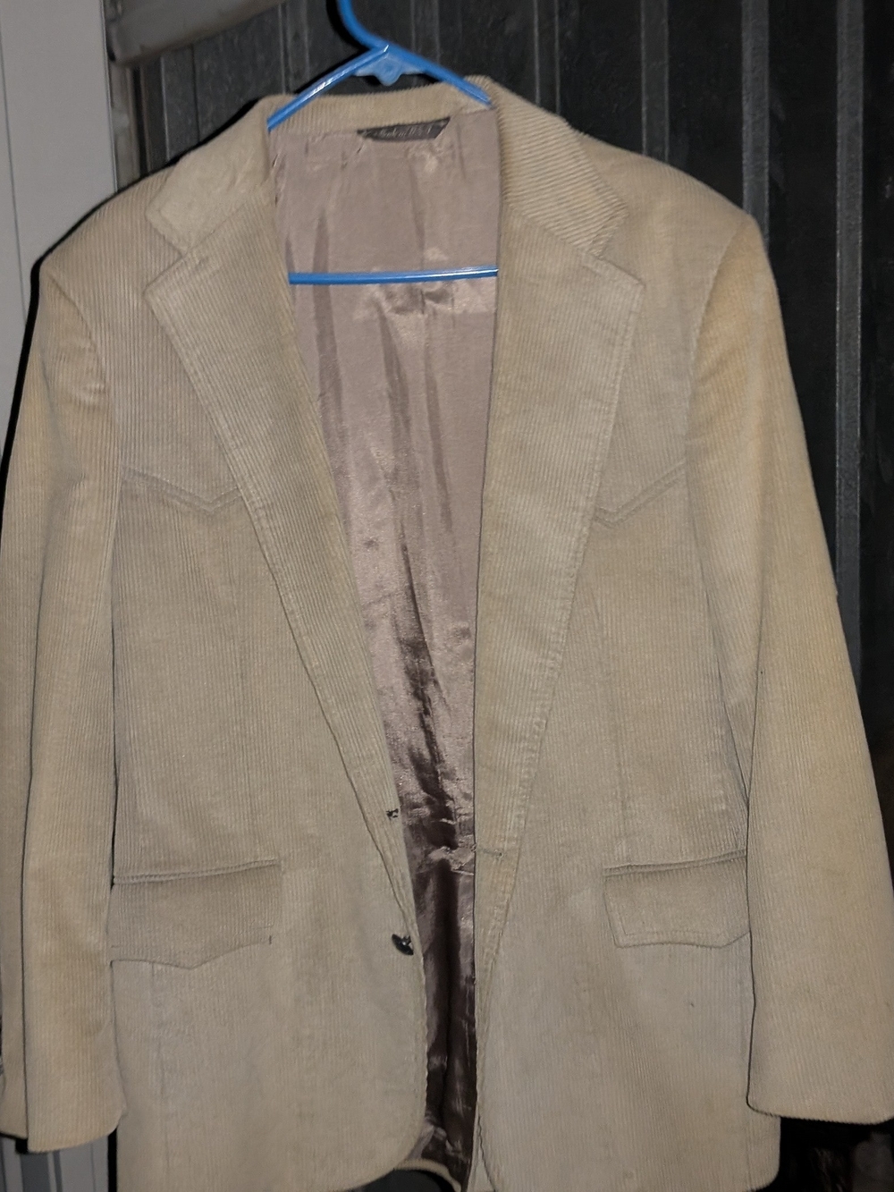 Levi's Brown Satin-Look Jacket Lining
